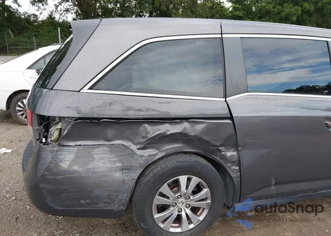 2014 Honda Odyssey Ex-L из США, поврежденный, VIN 5FNRL5H64EB017719